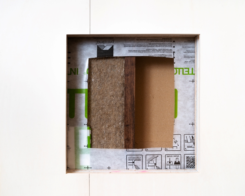 Voorbeeld van een wandopbouw strito studio